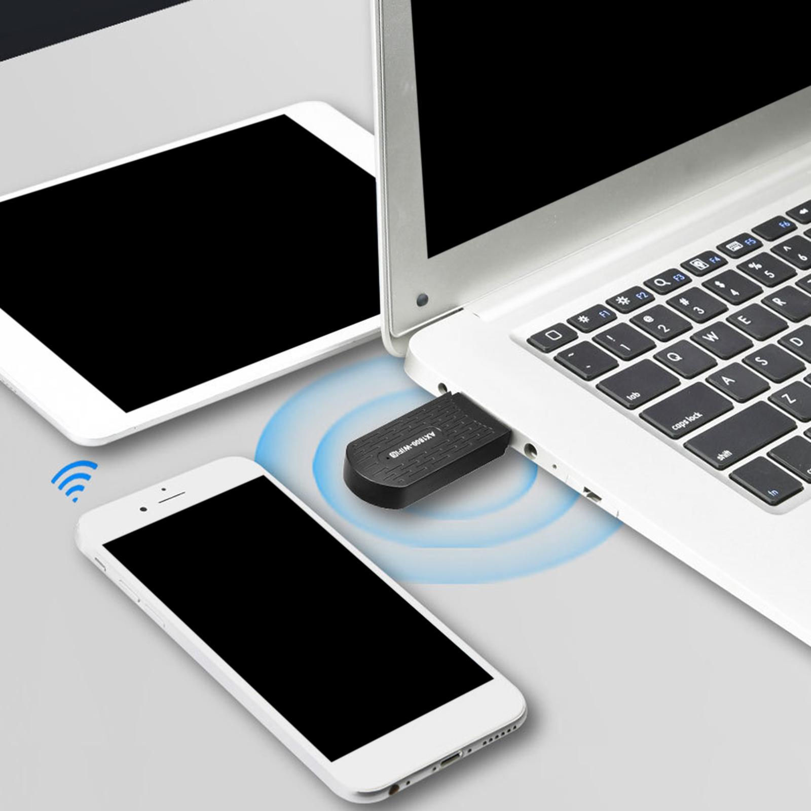 USB WiFi Adapter 5GHz 1201Mbps 574Mbps WiFi for Desktop Laptop