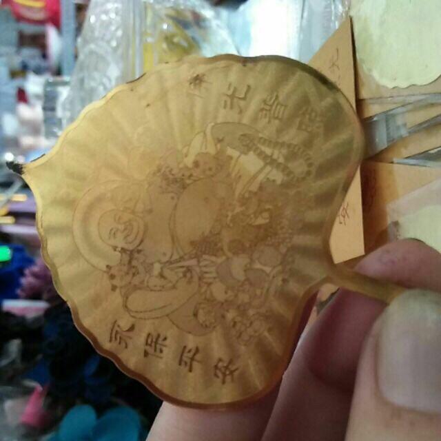 Combo lá bồ đề và thẻ quan âm mạ vàng cho một năm TÀI LỘC , BÌNH AN