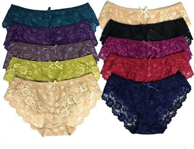 Bộ 10 Quần Chip Đồ Lót Ren Nữ - Nhiều Màu