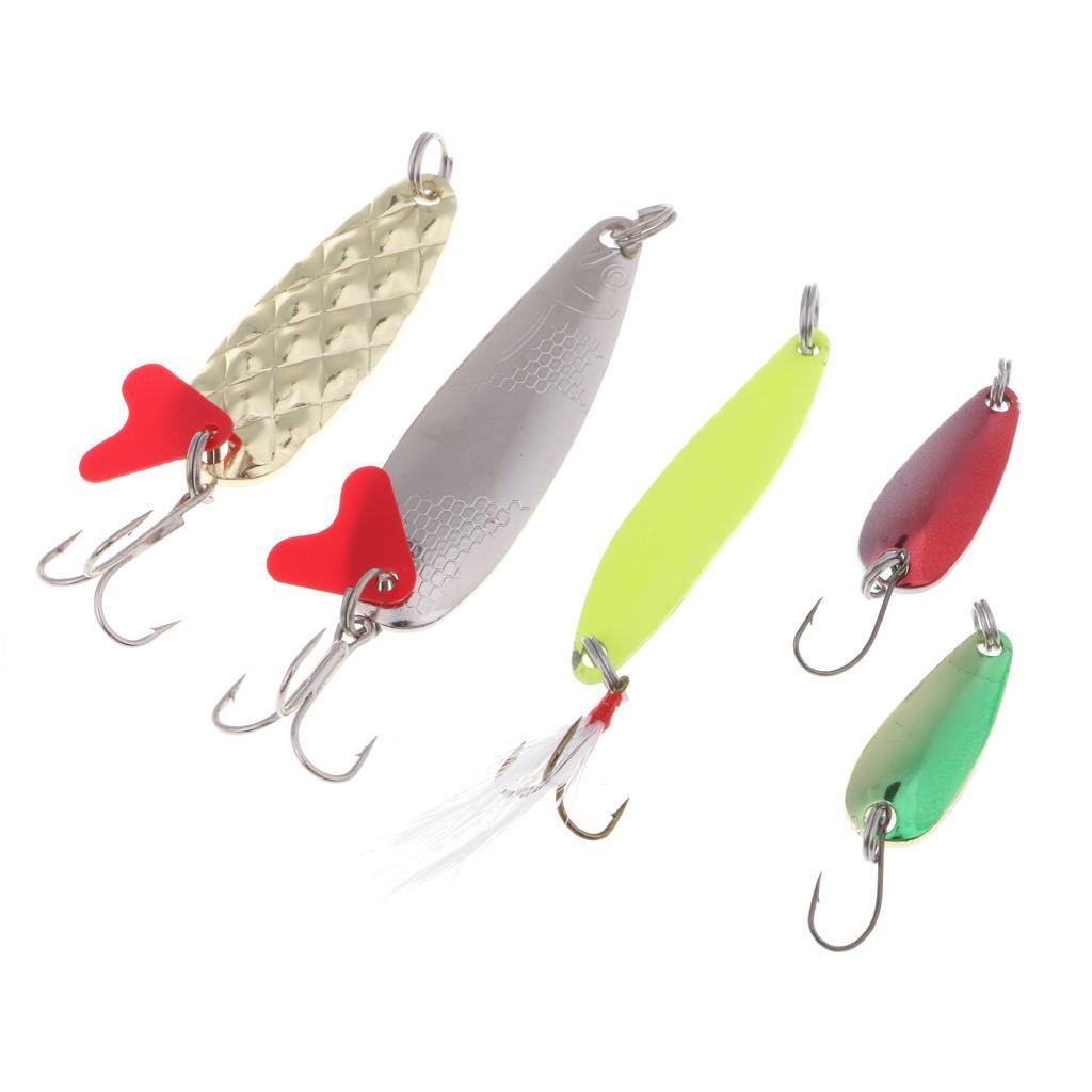 36x Fishing Lure Set Kit Lots Fishing Accessories Baits Hook Swivel Snap Bead Ring with Tackle Box