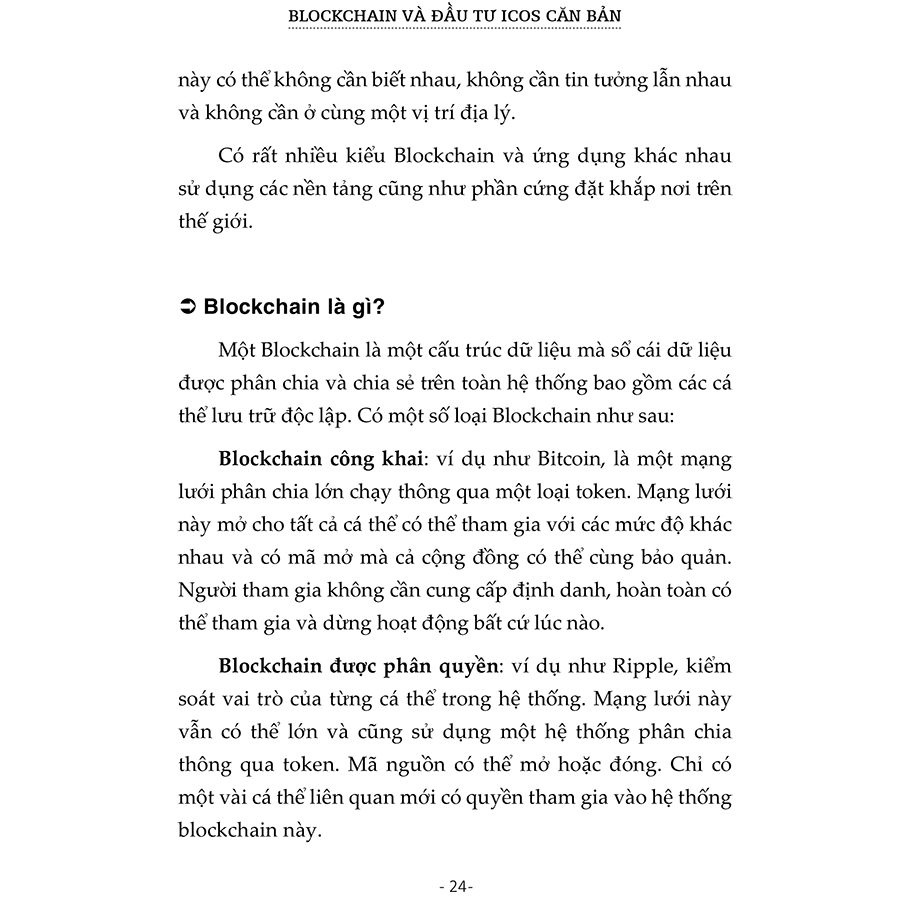 Blockchain Và Đầu Tư ICOs Căn Bản