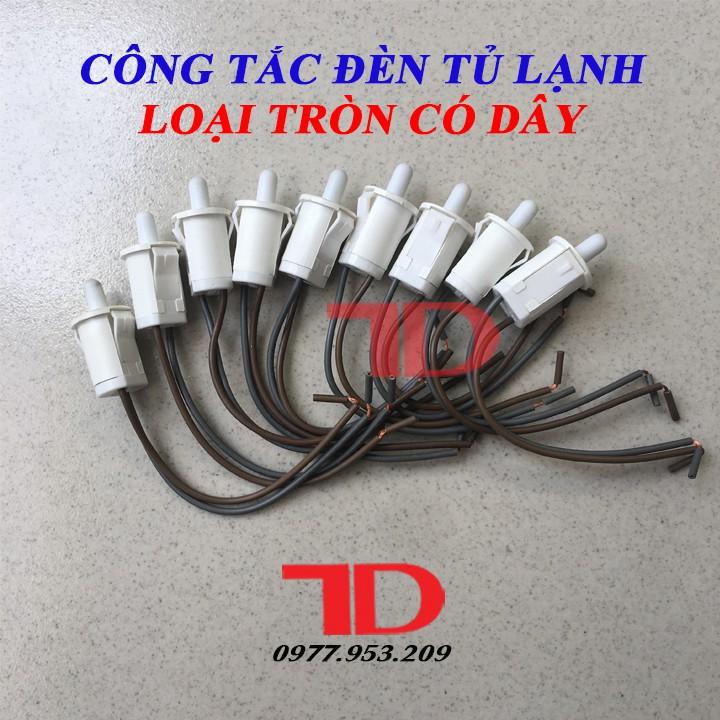 Combo 10 công tắc đèn tủ lạnh loại tròn có dây