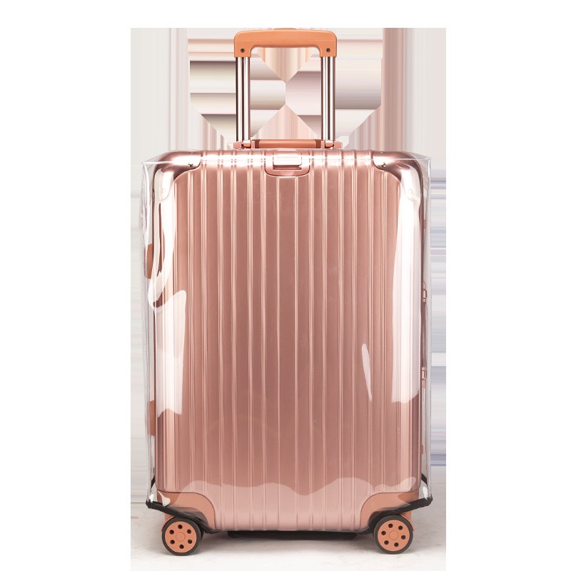 (SIÊU DÀY 50D) Túi bọc vali trong suốt PVC không viền bảo vệ vali chống va đập