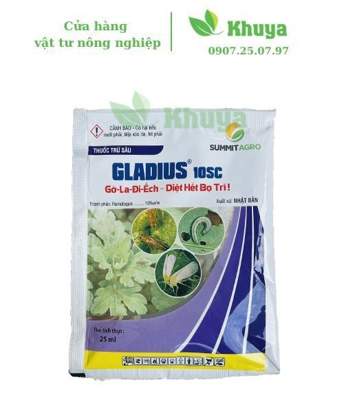 Thuốc trừ sâu Gladius 10SC 25ml Đặc trừ bọ trĩ