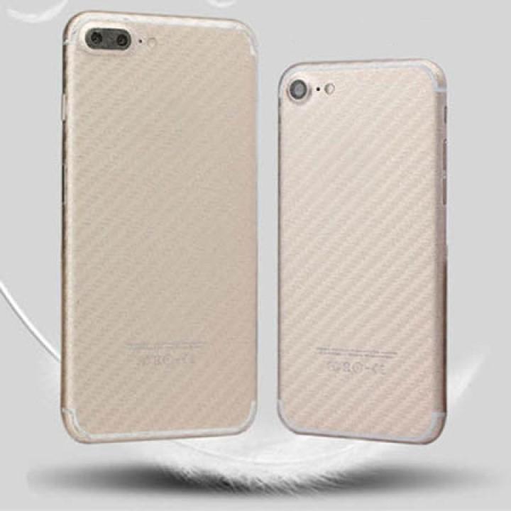 Miếng dán lưng chống trầy cho iPhone 7 Plus, 8 Plus vân Carbon