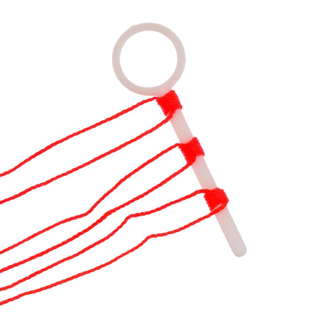 Bobber / Looper Stop Knots Red Cord String Rope Fishing Floast Accessories