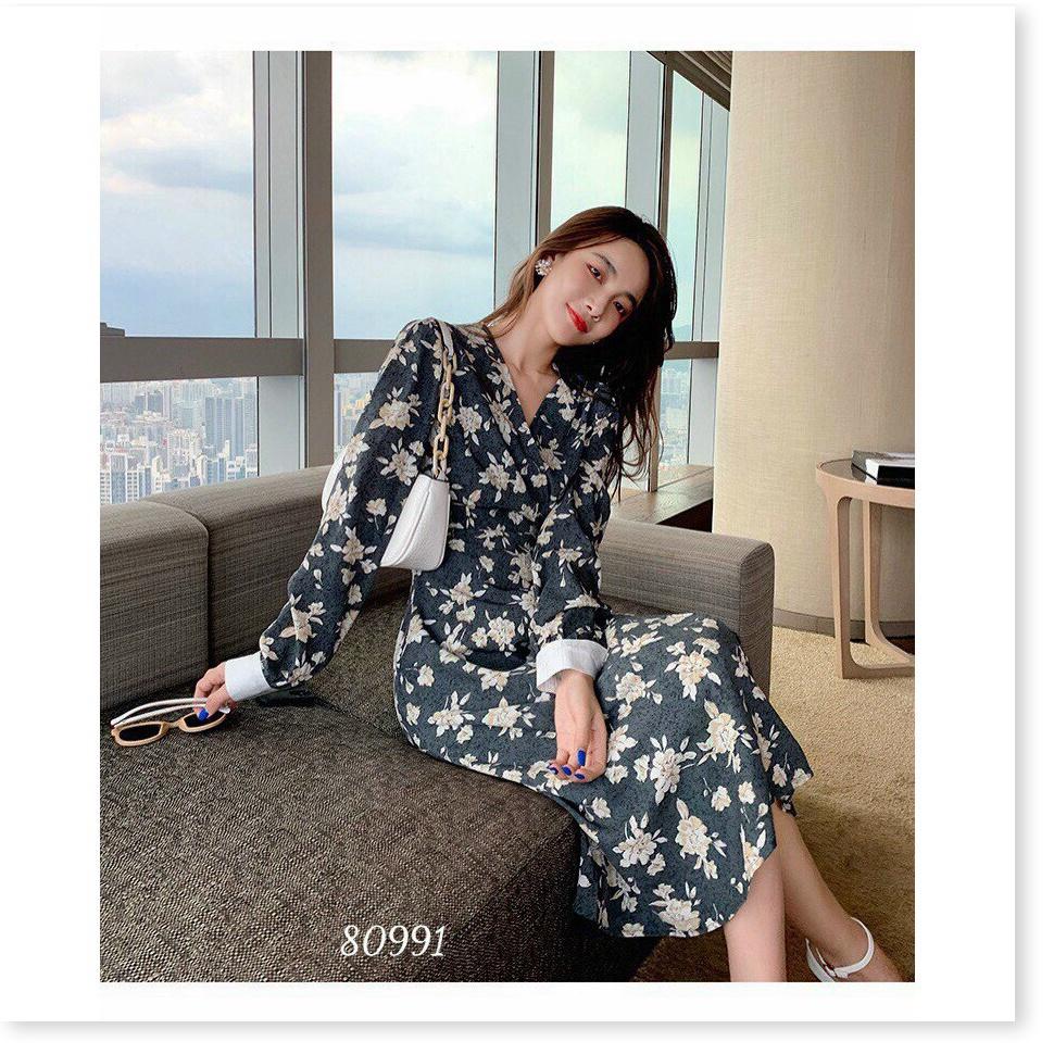 ĐẦM LỤA HOA CỰC XINH , TÔN DÁNG