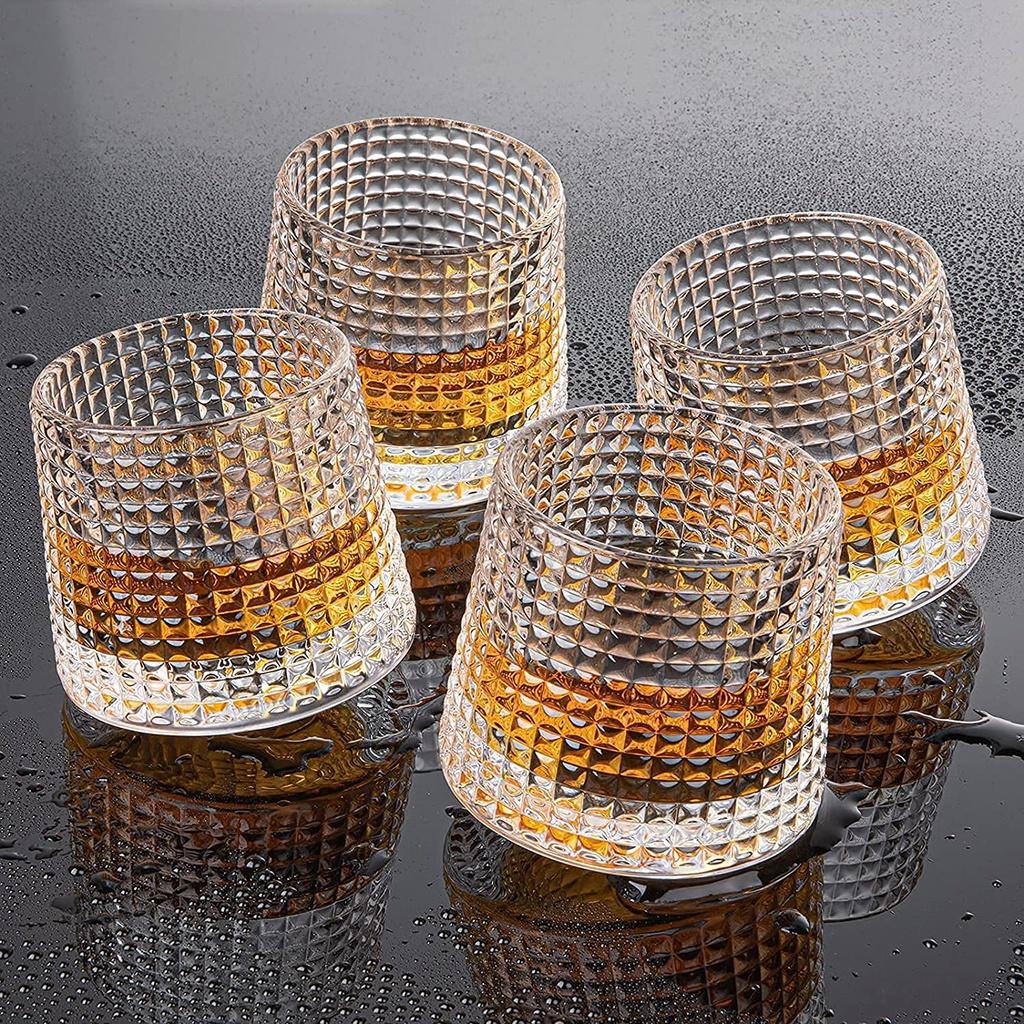 Bộ 6 ly Vang thủy tinh Rockie Checkered Old-Fashioned Glass