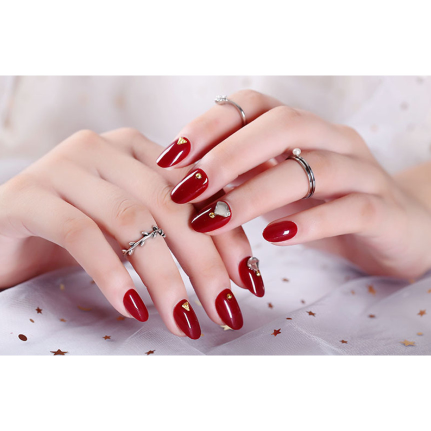 Bộ 24 móng tay giả nail thời trang như hình 