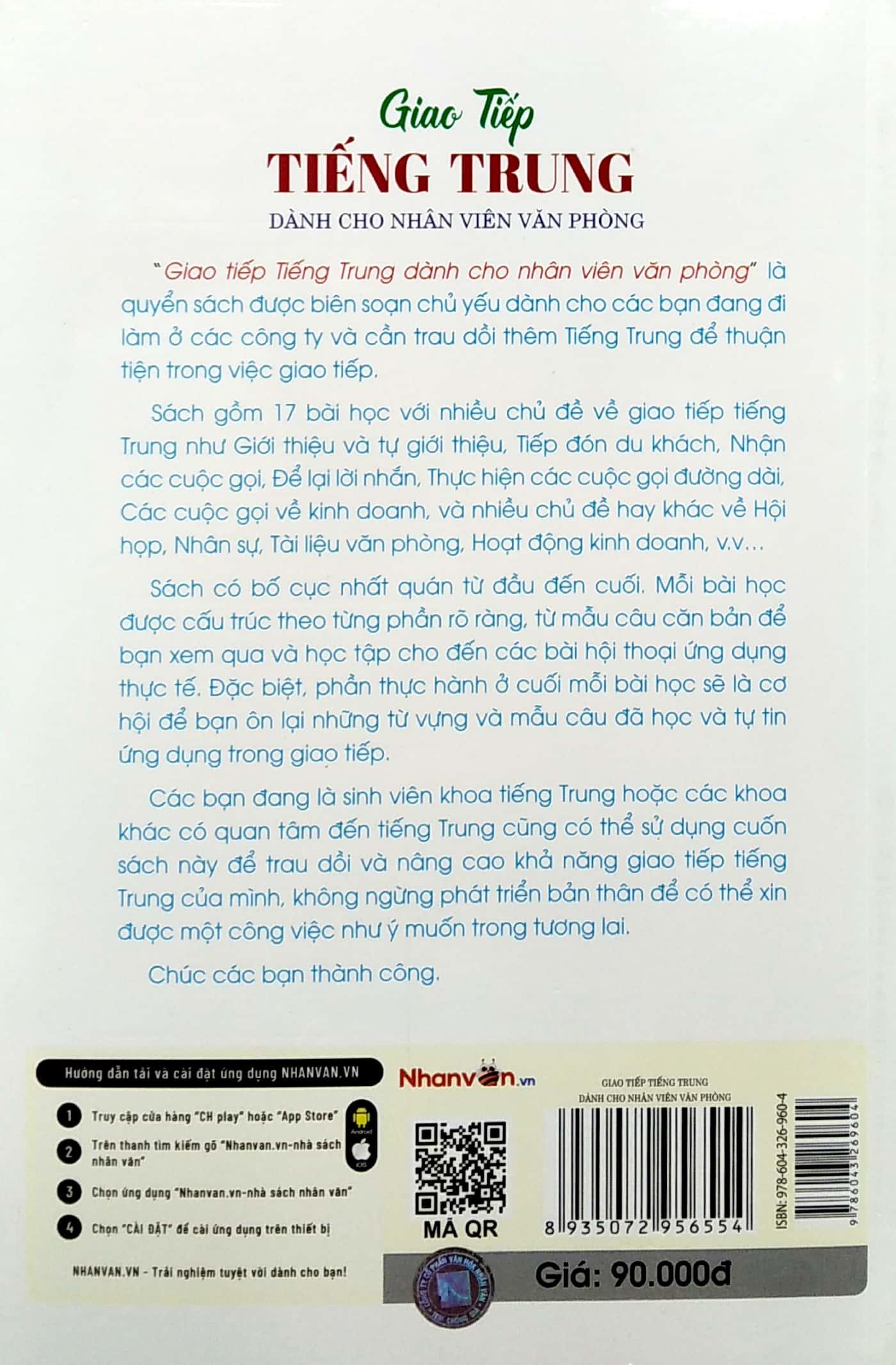 Giao Tiếp Tiếng Trung Dành Cho Nhân Viên Văn Phòng