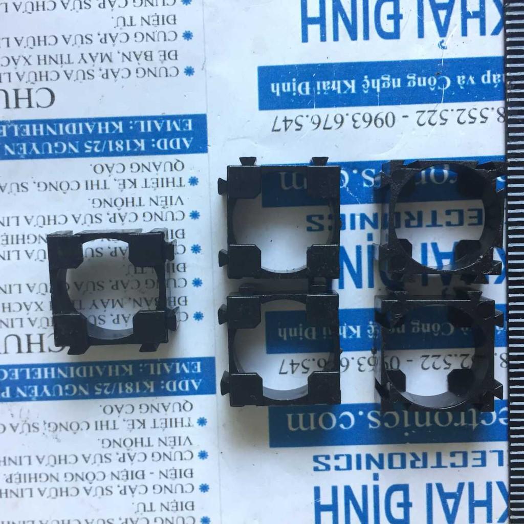 ĐẦU khung nhựa, đế giữ pin 18650 PIN 3.7V các loại 1 viên ~ 3 viên kde3179