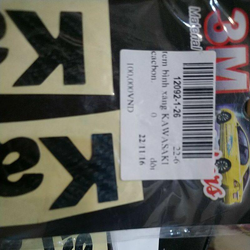 Tem bình xăng Kawasaki