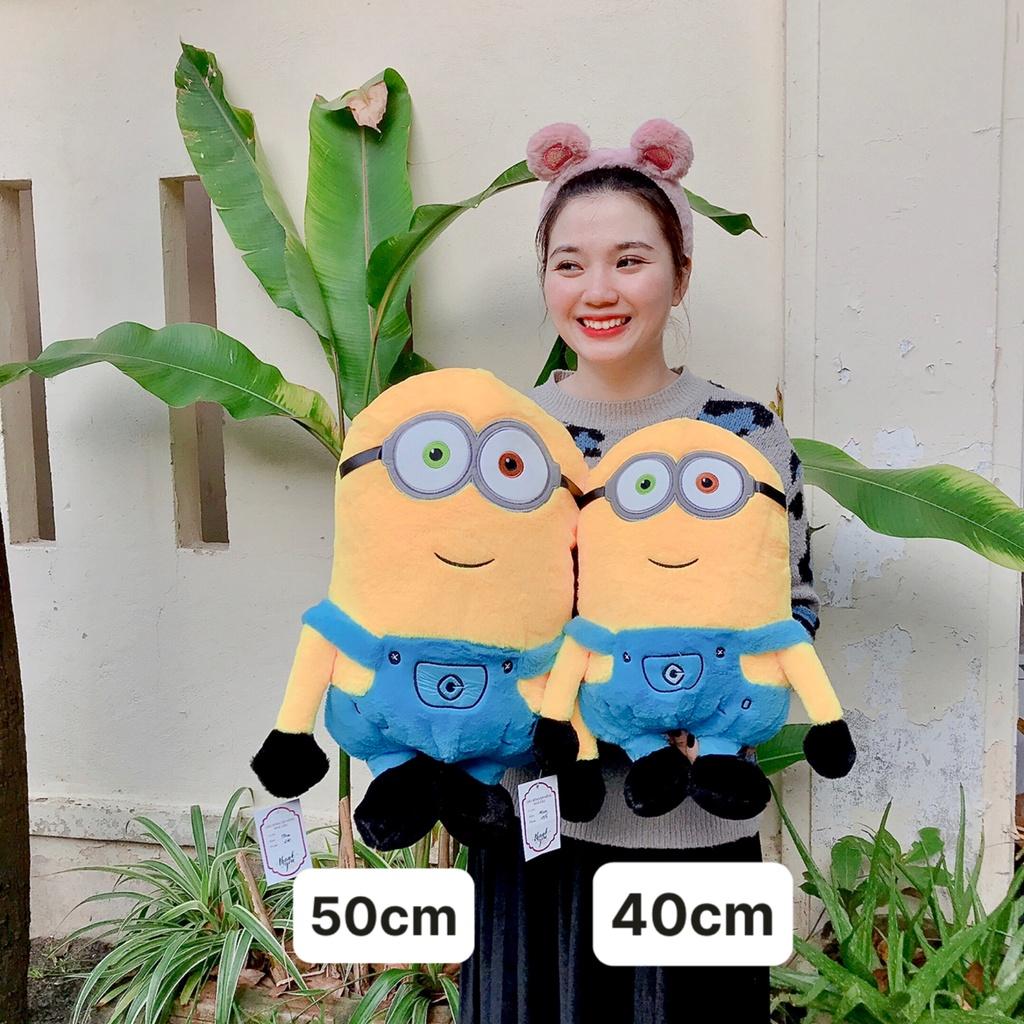 Gấu bông Minion chất lông bột cao cấp mềm mịn - QC - dành cho tín đồ minion, dành tặng bé gái, bé trai