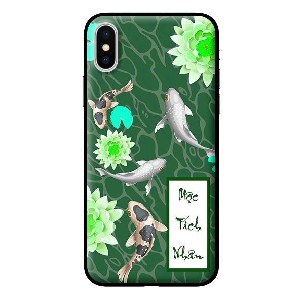 Ốp in cho iPhone X Cá Koi Mộc - Hàng chính hãng