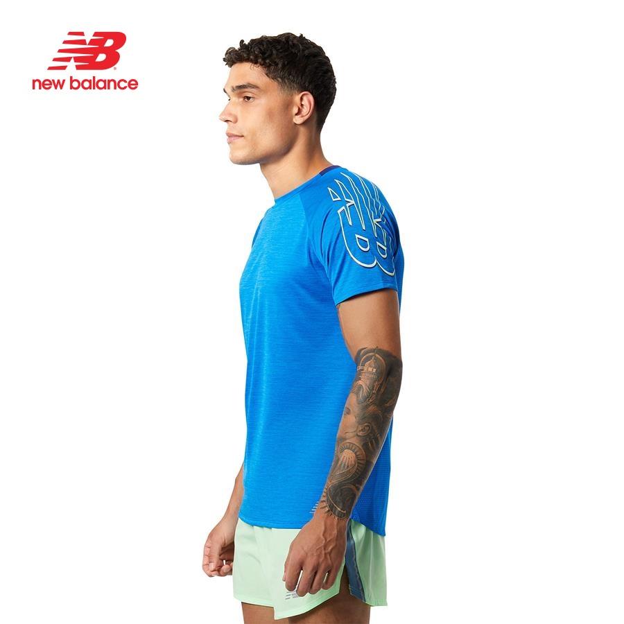 Áo thun thể thao nam New Balance PRINTED FAST FLIGHT SHORT SLEEVE - MT21244SB8 (form quốc tế)