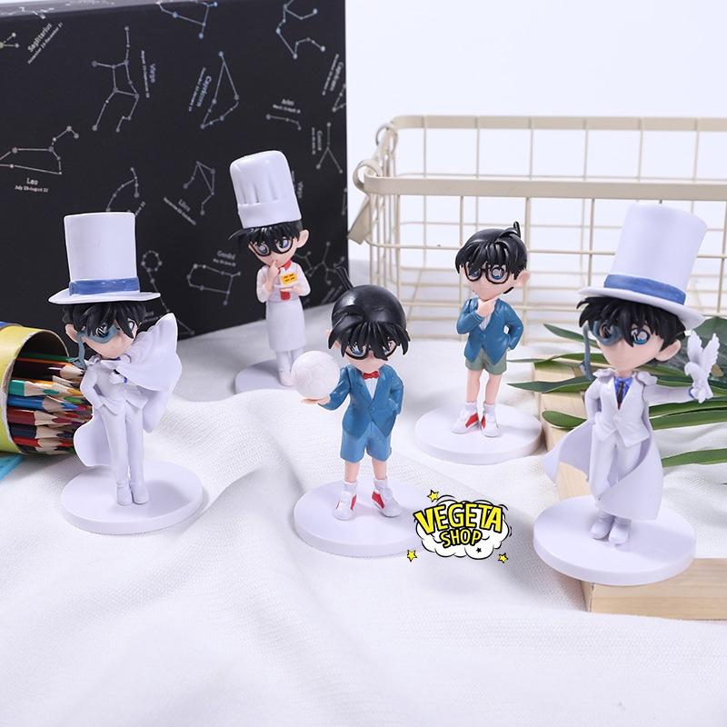 Mô hình Conan - Mô hình Kaito Kid Magic Kaito - Shinichi Kudo Edogawa Conan - Đế trắng bán lẻ tùy chọn mẫu - Cao 9~13cm