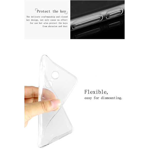 Ốp lưng Xiaomi Redmi note 4x dẻo trong suốt mỏng 0.6mm chống trầy xước