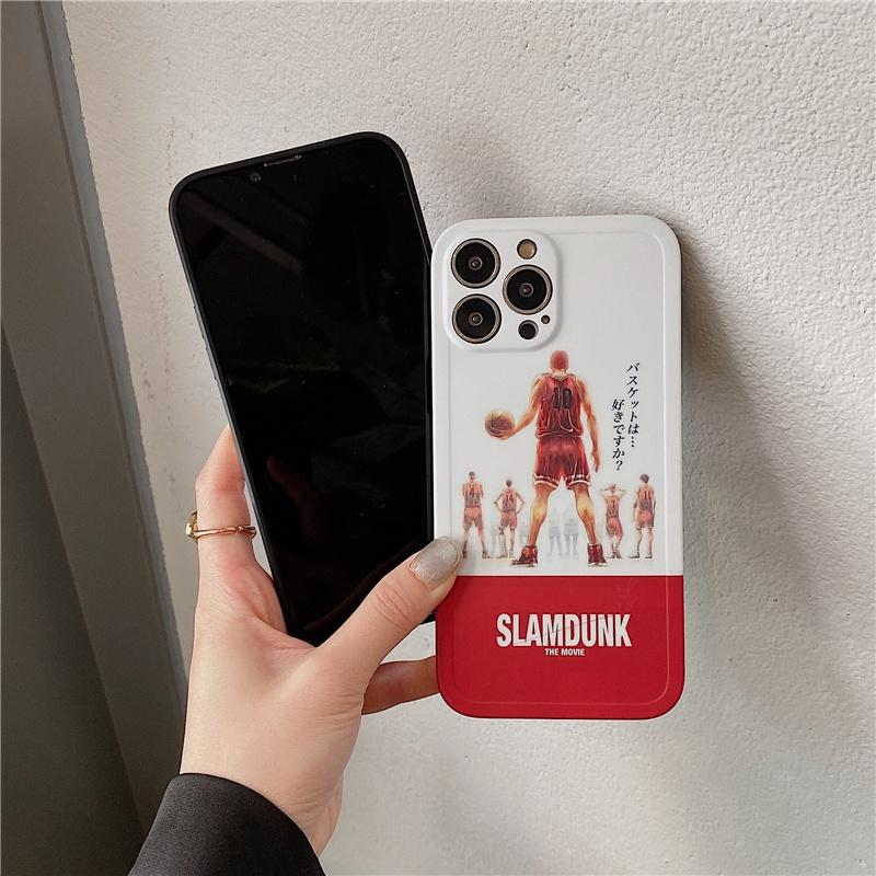 Ốp Lưng Silicon Cho Iphone 14 Pro Max / 14 Pro / 13 Pro Max / 12 Pro Max Họa Tiết Slam Dunk - Bum Store Galax Case
