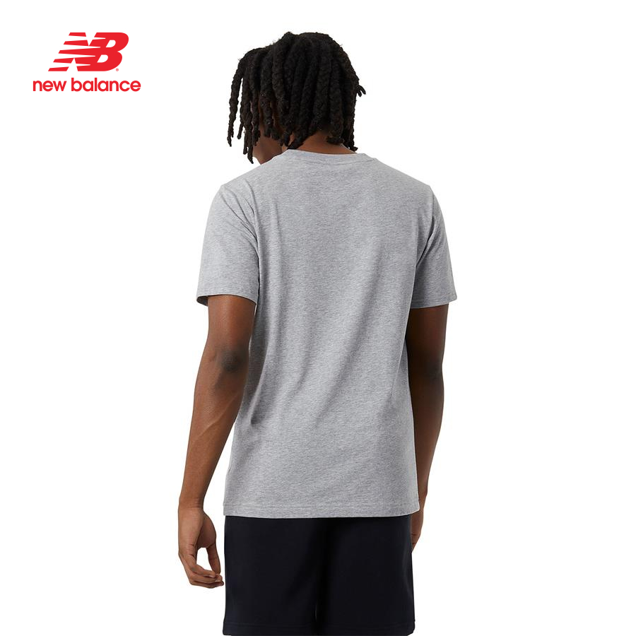 Áo thun thời trang nam New Balance LIFESTYLE T-SHIRT M ATHLETIC GREY - MT23904AG (form quốc tế)