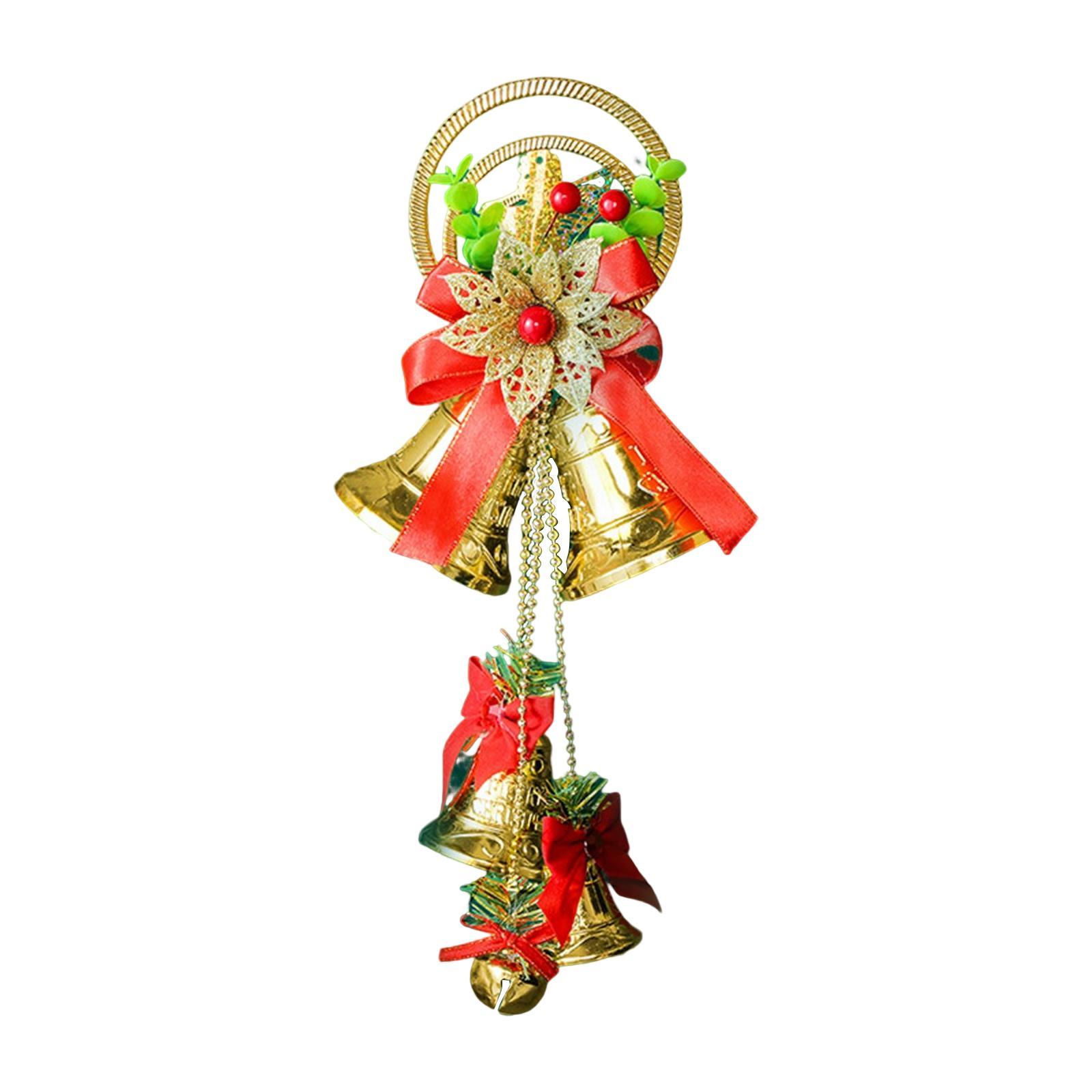 Christmas Bell Ornaments Pendant Wind Chimes Crafts for Indoor Outdoor
