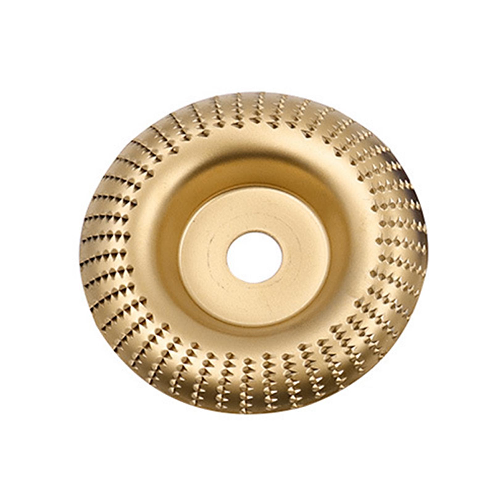 4 Inch Wood Carving Disc for Angle Grinder with 5/8-inch Arbor Wood Shaping Disc Angle Grinding Wheel Rotary Tool Wood Cutting Shaper