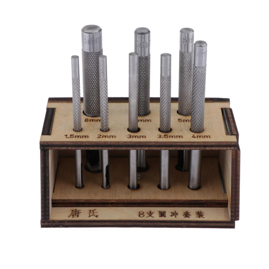 DIY Hollow Hole Leather Punch Cutting Craftstool Punch Cutter Tools for Belt