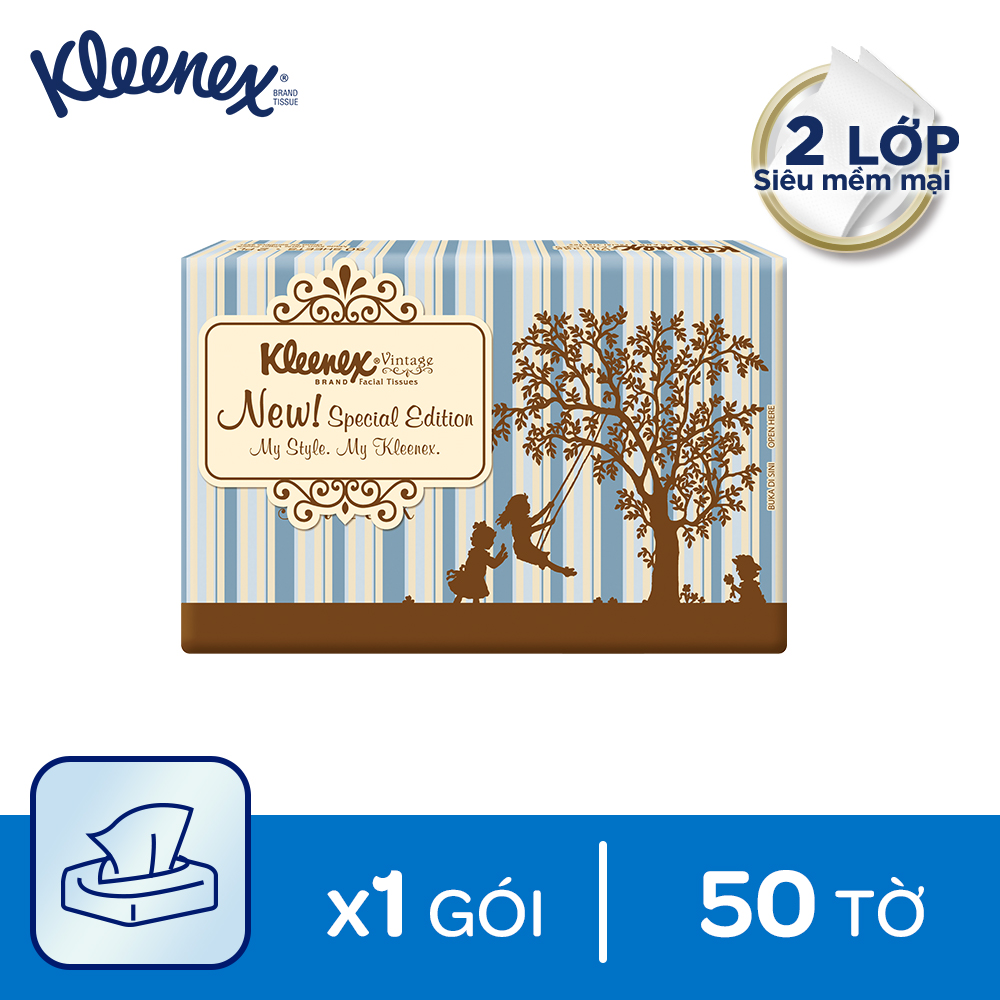 Combo 6 Khăn giấy bỏ túi Kleenex 50 tờ x 3 gói