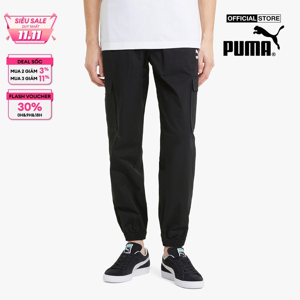 PUMA - Quần jogger thể thao nam Classics Cotton Twill-599805