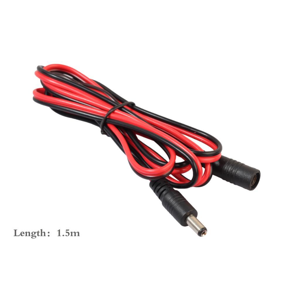 5.5mm x 2.1mm Male to Female DC Power Extension Cable for Monitor Power