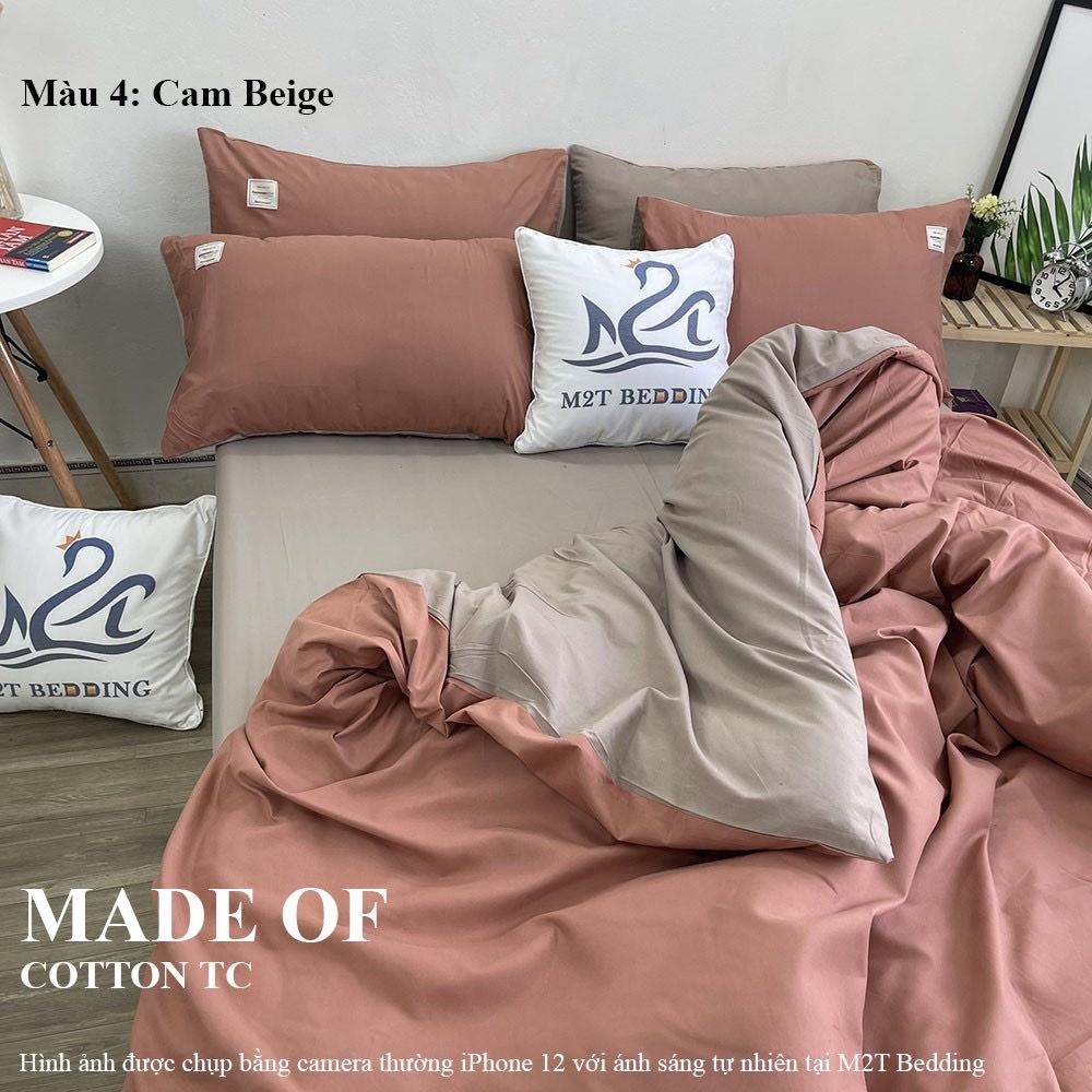 Chăn Ga Gối Đệm Cotton TC M2T Bedding Phong Cách Hàn Quốc Ga Giường Bo Chun Đủ Mọi Kích Thước Theo Yêu Cầu