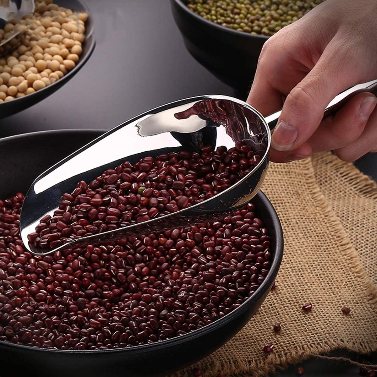 Muỗng đá bằng thép không gỉ Muỗng thức ăn ngọt Hình thang