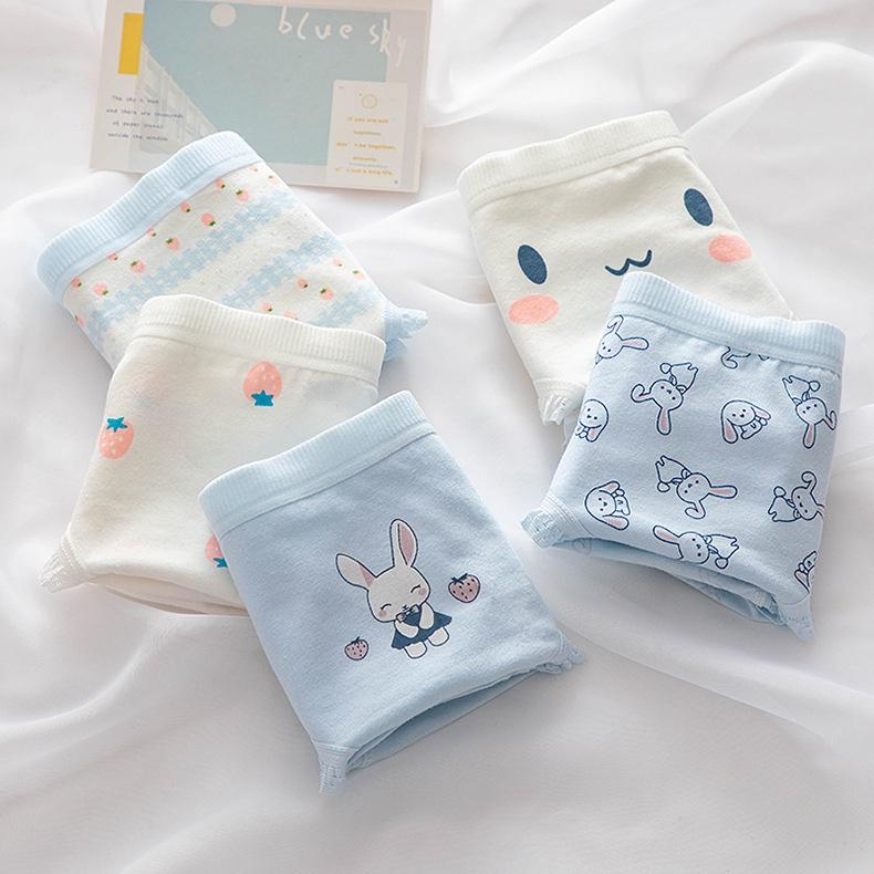 Quần Lót Nữ Cotton Thỏ-Dâu Tây Ngang Eo Thời Trang Hàng Loại Đẹp.