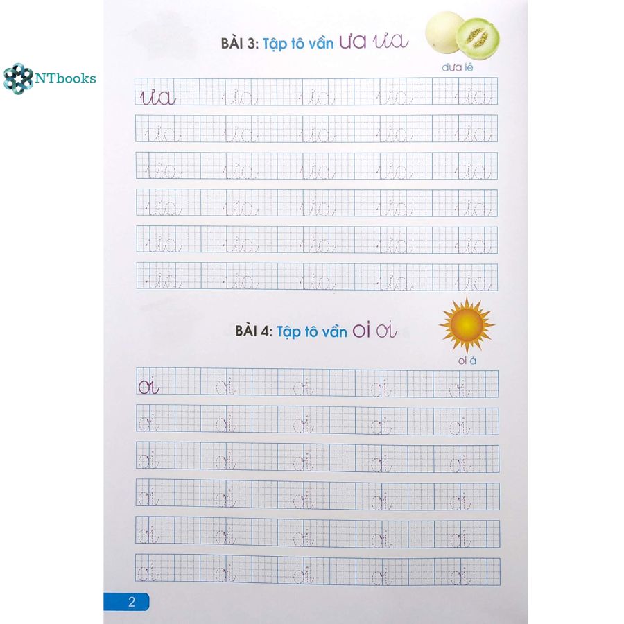 Sách Bước đầu học viết - Tập tô vần