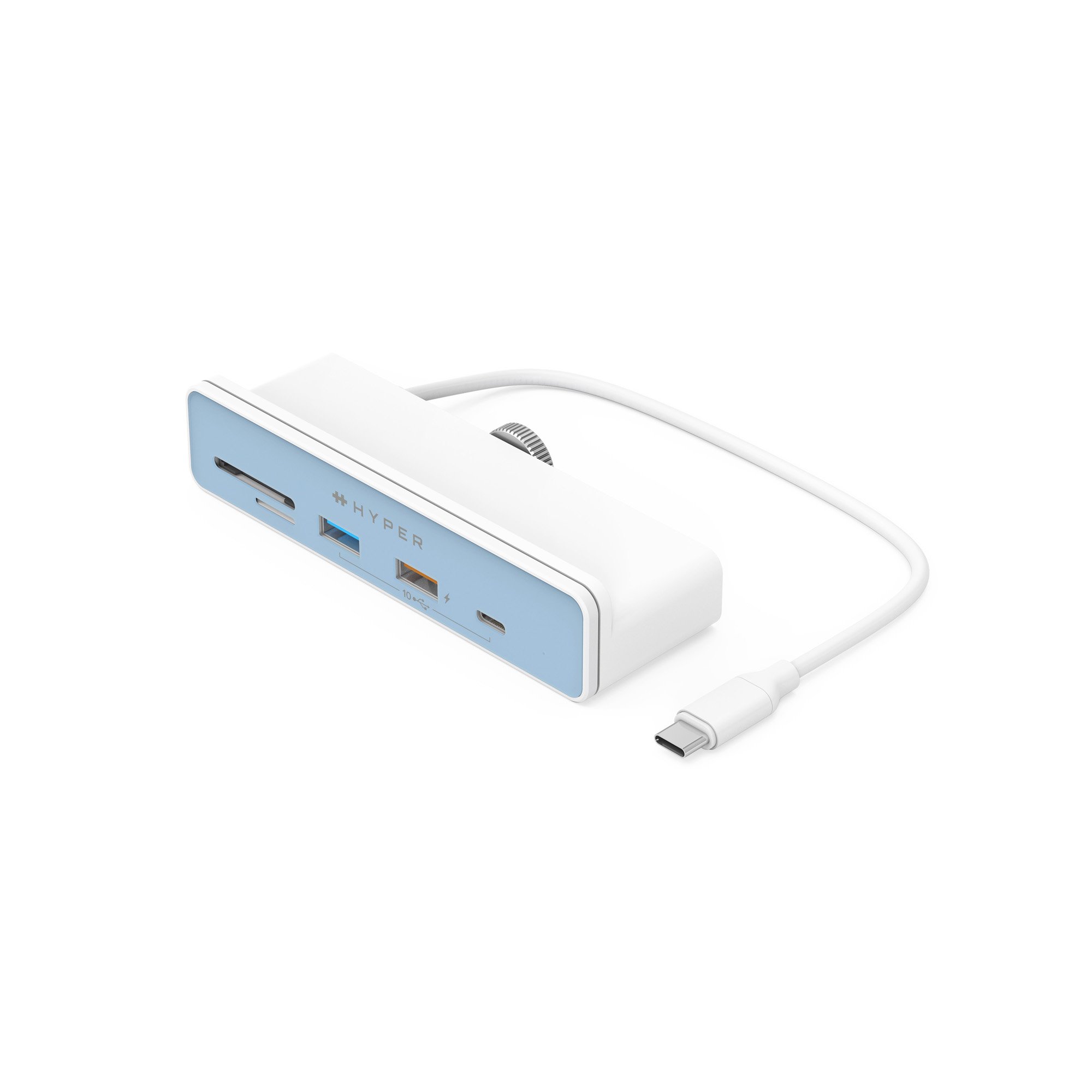 Cổng Chuyển Đổi Imac 24 HYPERDIVE HDMI 4K60HZ 6-IN-1 USB-C HUB HD34A8 (Kèm 7 Miếng Dán Theo Màu) - Hàng Chính Hãng