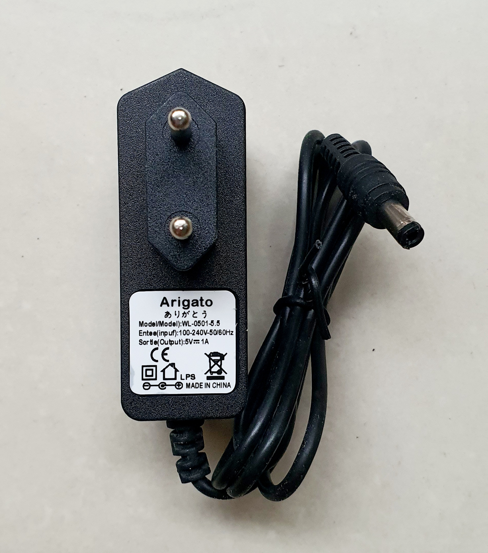 Nguồn adapter 5V 1A jack DC 5.5mm - Hàng nhập khẩu