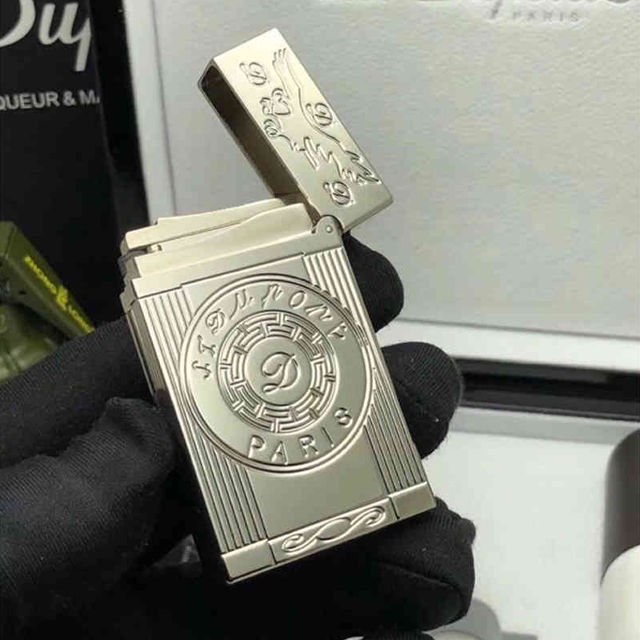 Vỏ Hột Quẹt Bật Lửa Gas Đá S.T Upon TL40B Thiết Kế Họa Tiết Đại Bàng Cổ Đại Độc Đáo - Dùng Gas Đá Cao Cấp