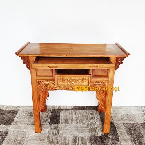 Bàn Cúng 1 Tầng Gõ Đỏ Cao Cấp , Bàn thờ 1 tầng, Bàn thờ gia tiên