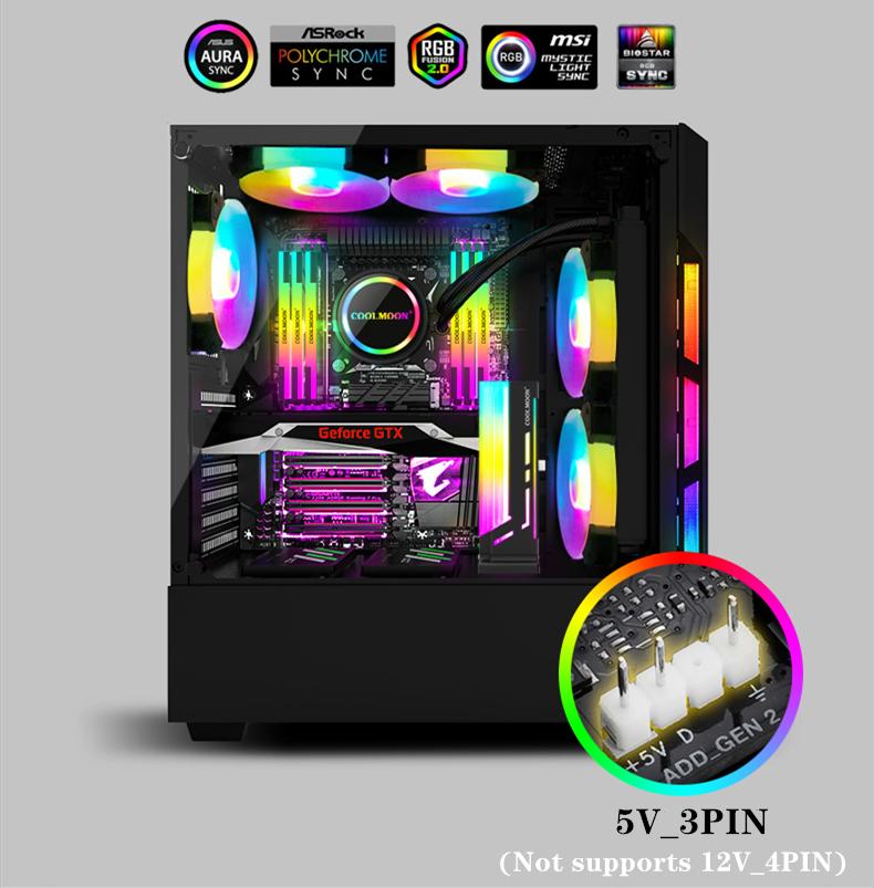 Coolmoon GPU Đồ họa hỗ trợ video Chân vị cho máy tính Case Aluminum Hợp kim Hợp kim