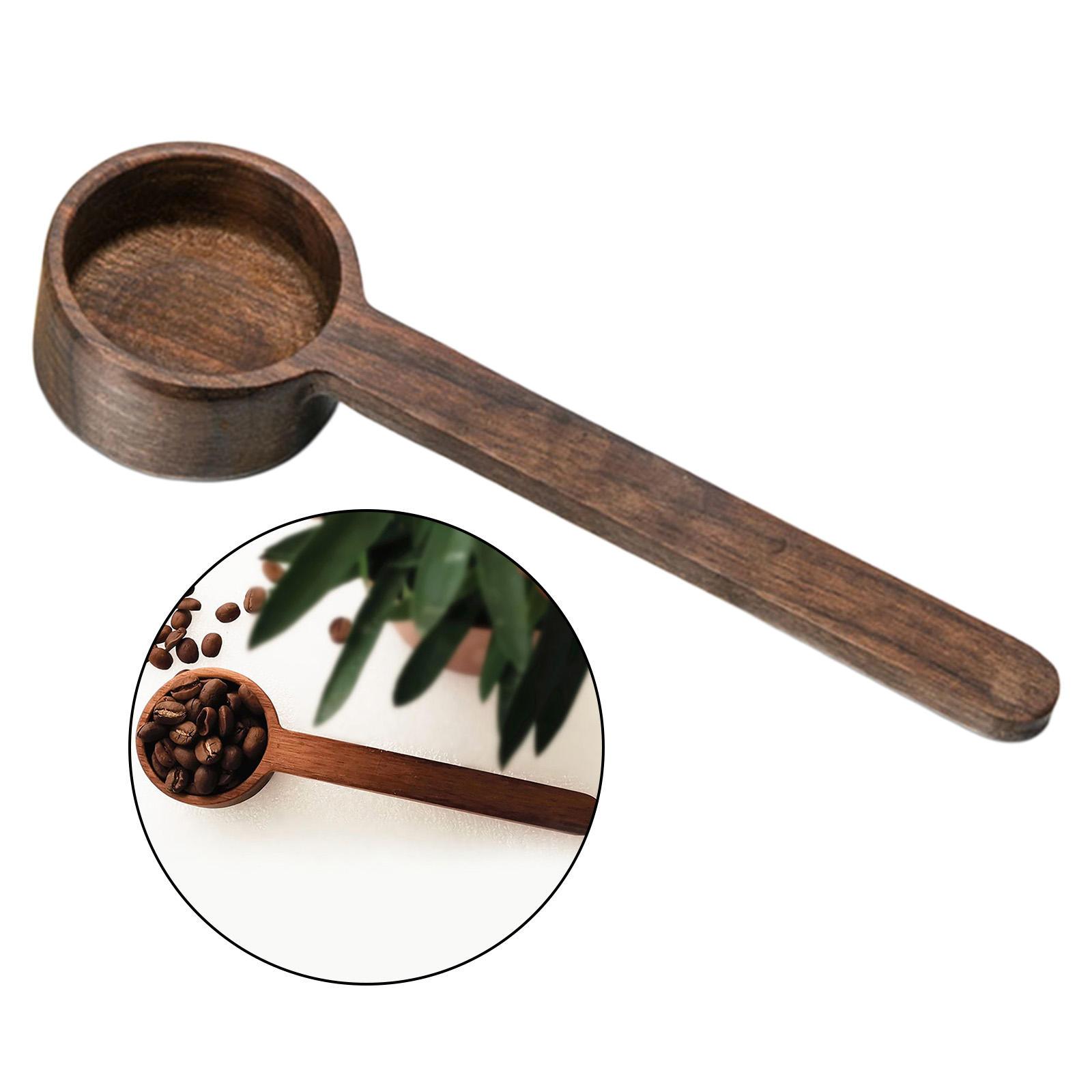 Wooden Measuring Spoons Wood Coffee Scoop Tablespoon Mixing Measure Scoop