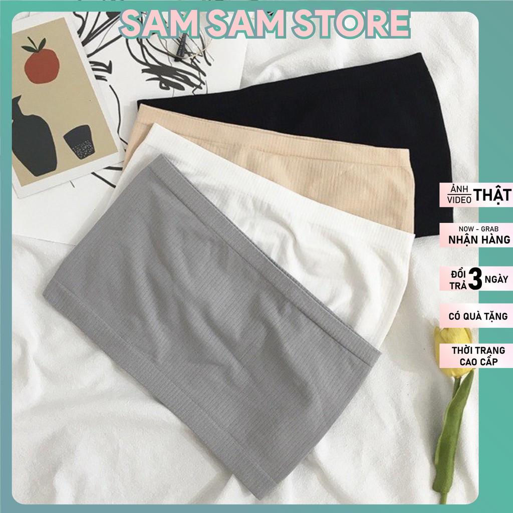Áo Ống Cotton Học Sinh Nữ Không Mút, Áo Lót Bra Cúp Ngực Trơn Nhiều Màu
