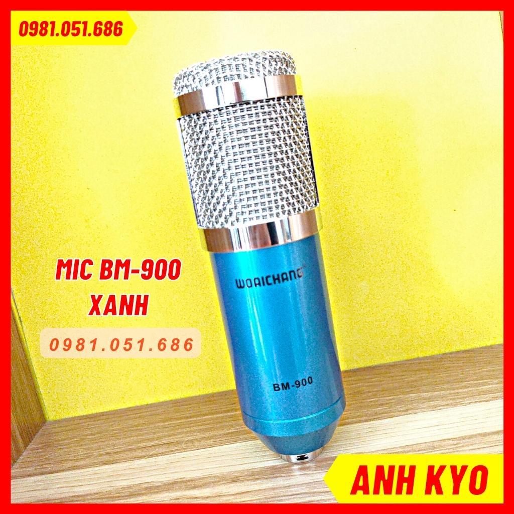 Mic Thu Âm MBBM900 Hàng Loại 1 Thiết Kế Cực Đẹp Màu Xanh Dương Bắt Mắt Chất Lượng Cao