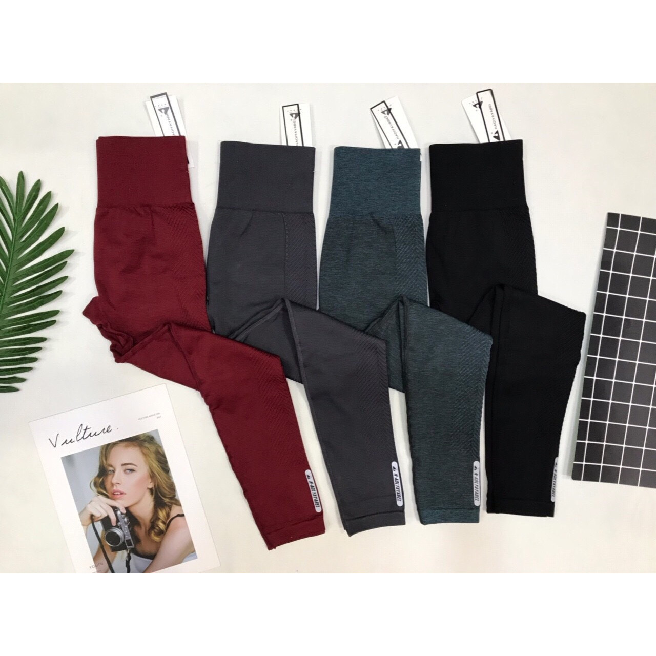 Quần Legging Dệt Nữ