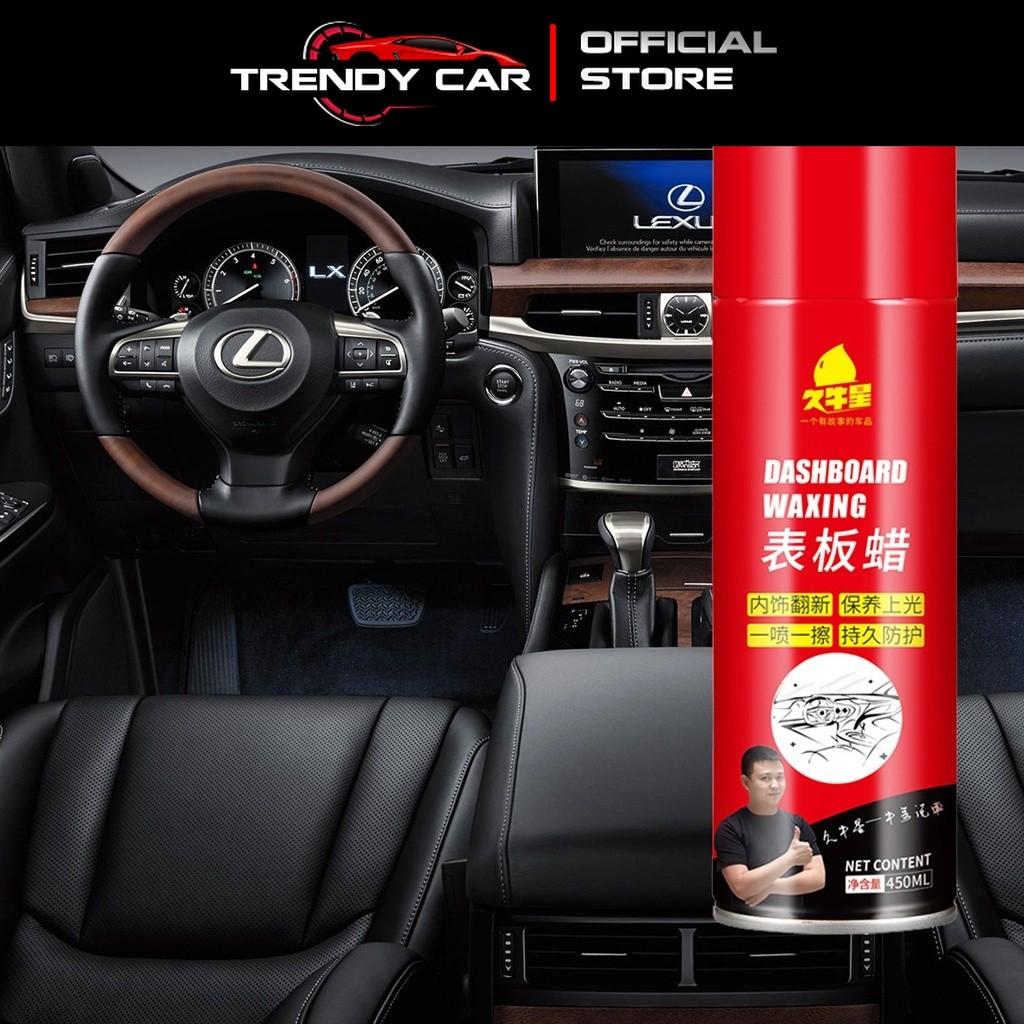 Chai Xịt Dưỡng Nhựa Nhám Ô tô - Phục Hồi Làm Mới Ghế Da DASHBOARD WAXING 450ml ️FLASH SALE️
