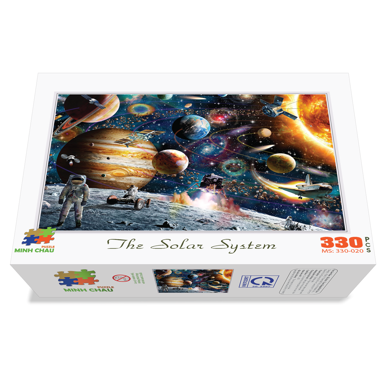 Bộ Tranh Xếp Hình Minh Châu 330 Mảnh – The Solar System