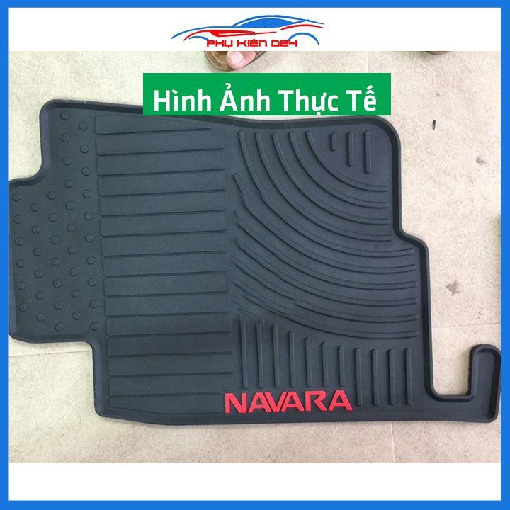 Lót sàn ô tô cao su Navara 2015-2022 không mùi chống trơn trượt