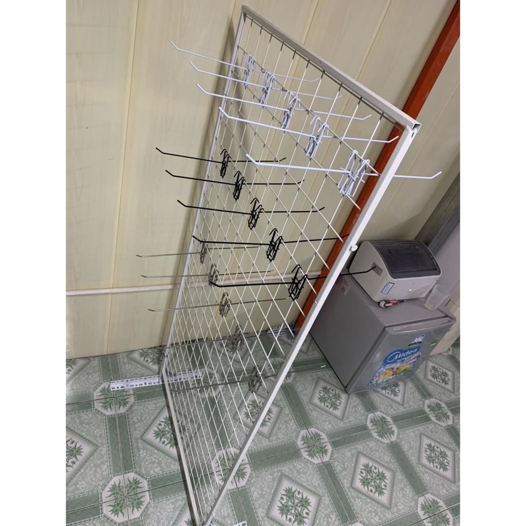 Móc cài lưới sắt, tay cài lưới dùng cho tấm lưới sắt treo đồ, phụ kiện điện thoại, decor trang trí loại dài 15cm