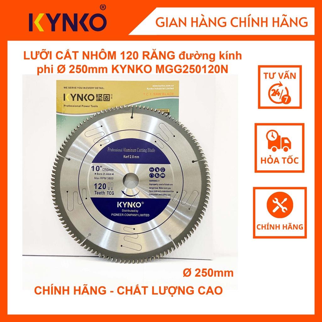 LƯỠI CẮT NHÔM 120 RĂNG đường kính phi Ø 250mm KYNKO MGG250120N