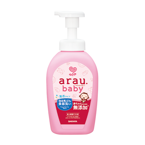 Combo Nước rửa bình thảo mộc cho bé Arau Baby Bình 500ml + Túi 450ml