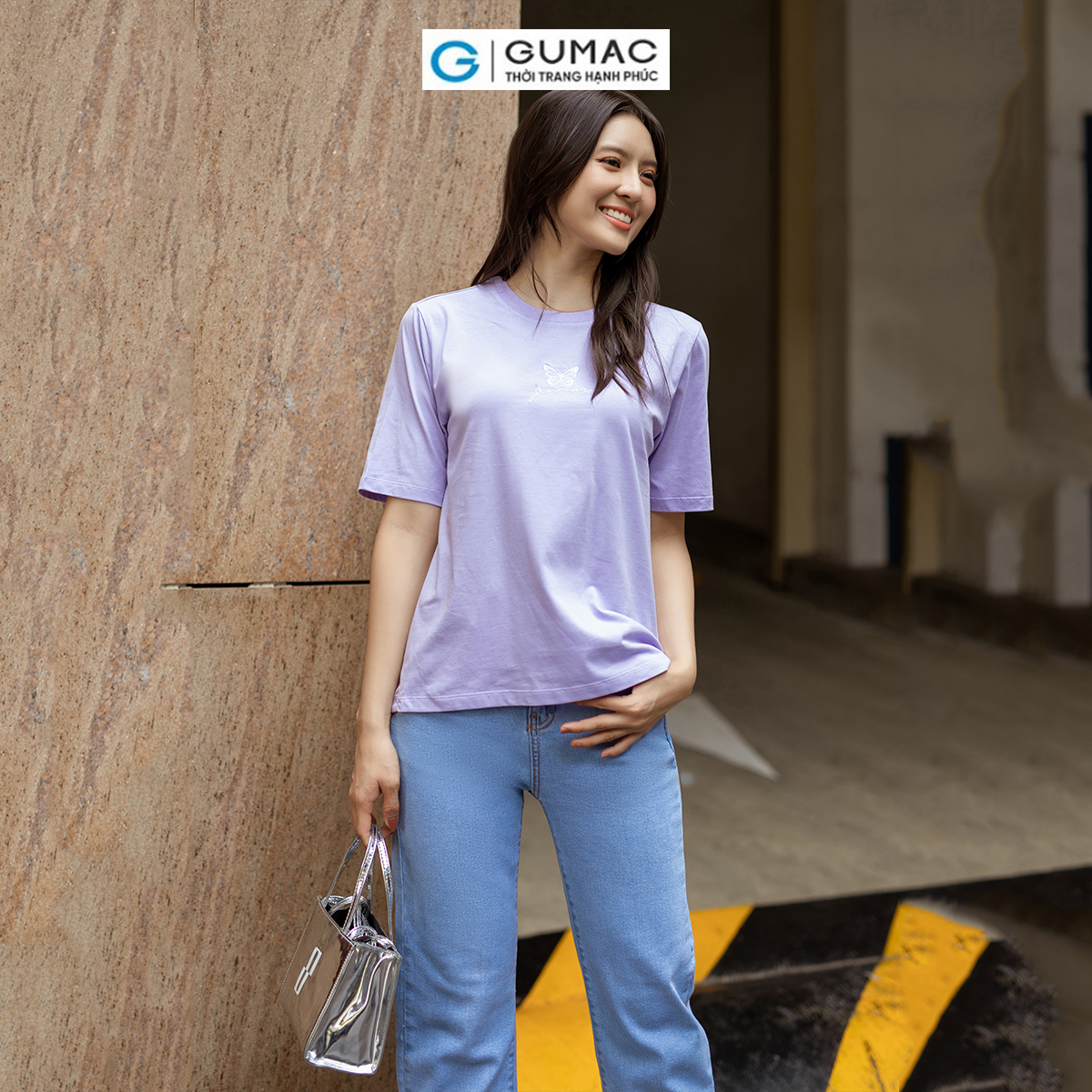 Quần Jeans straight trẻ trung năng động thời trang GUMAC QJD06052