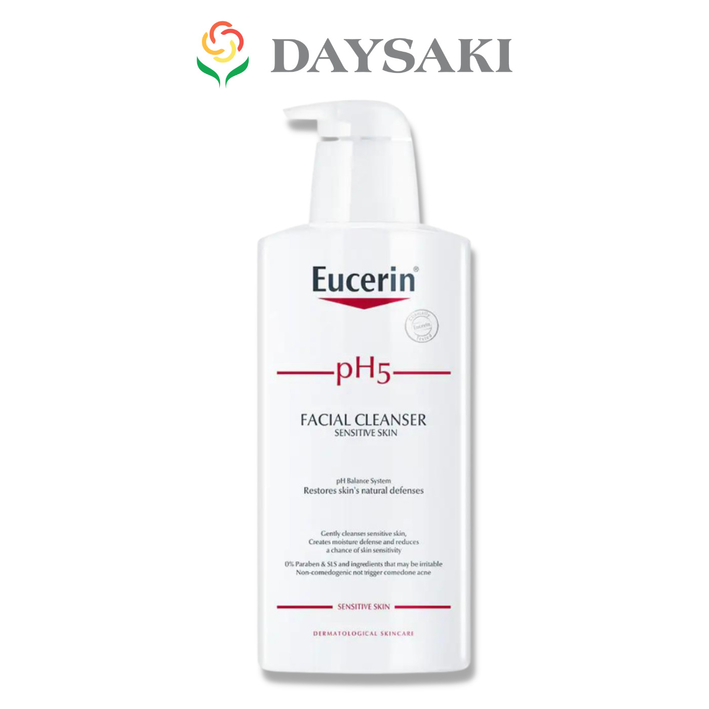 Eucerin Sữa Rửa Mặt PH5 Facial Cleanser Da Nhạy Cảm